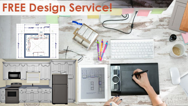Free Kitchen Cabinet layout and design services